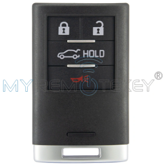 FCC NBG009768T smart key 4 button 315 MHz for 2010-2015 Cadillac SRX ATS XTS PN: 22856929