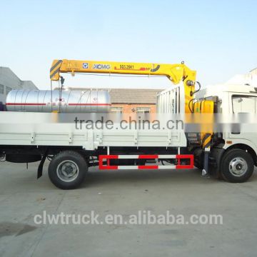 Dongfeng Mini truck cranes for sale,3.5T truck crane