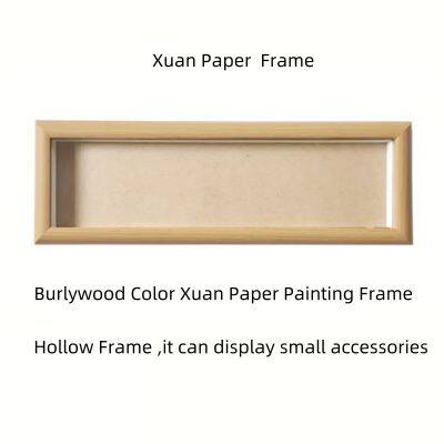 Min 5 Pcs 8.5*5.8cm Xuan Paper Art Paper Hard Silk Art Paper Painting Frame Artcrafts Calligraphy Artworks photo-3
