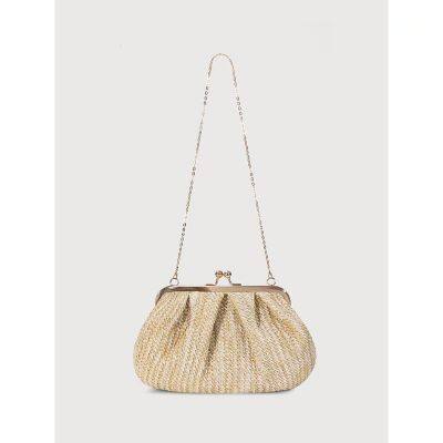 straw shoulder bag