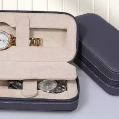 Outer PU Leather Inner Velvet Quality and Fashion Watch Bag With Different Styles photo-5