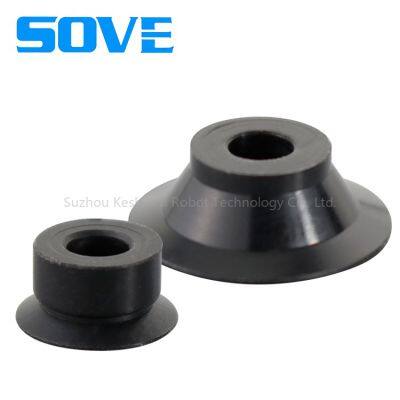 Low Profile Flat Vacuum Cups SMC Brand Perfect Alternative Product Pneumatic Suction Cup ZP2-B10/15/20/25/30MTS Series Silicone Suction Cup photo-4