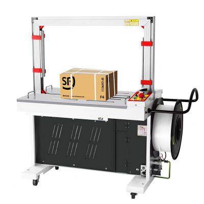 dingfeng fully automatic carton strapping machine, pp strapping machine for bundling, commercial express carton strapping machine, in stock