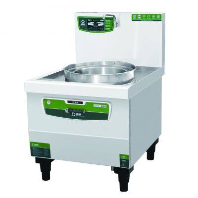 380В Зеленая индукционная плита с цифровым таймером и защитой от перегрева