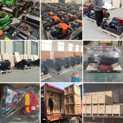 Remote Controlled Four Wheel Drive Weed Mower 4-Stroke Petrol Engine Lawn Grass Crusher 200 Meters Long photo-5