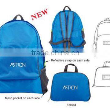 Marketing Events Nylon Foldable Knapsack for promotion