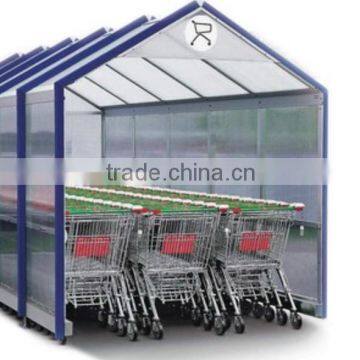 Shopping trolley shelter