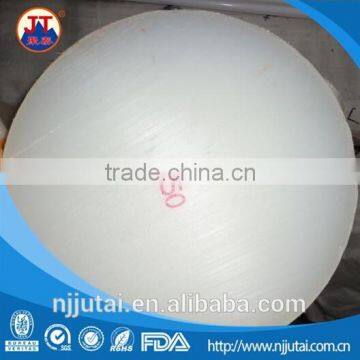 Virgin white 250mm diameter stock HDPE rod