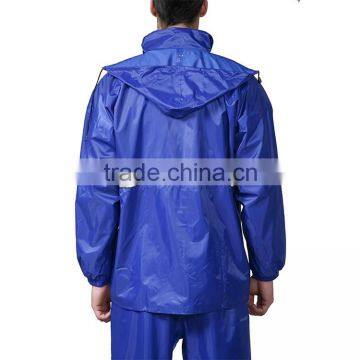 Adult Male Nylon Raincoat Rain Pants Suit photo-4