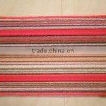 stripe loop pile Door Mat