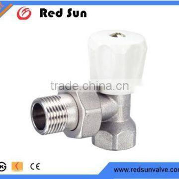 HR5070 brass drain angle chrome radiation valve