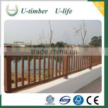 Convenient goods wood composite WPC outdoor balcony railing