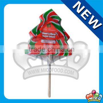 giant hard christmas tree lollipop