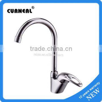 Brass Single Lever Goose Neck Kitchen Sink Faucet Italian Kitchen Faucets