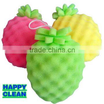 Colorful Fruit-Shaped Bath Sponge With Rope/ shower sponge