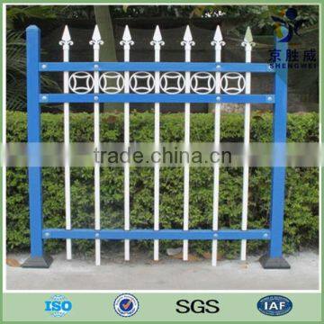 wrought iron steel fence barrier