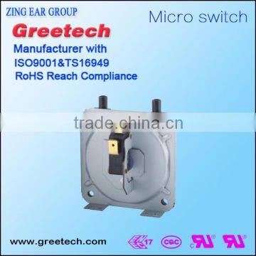 Air differential pressure switch