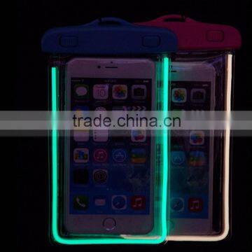 Lanyard and Luminous 4.5-6'' PVC Waterproof Bag Underwater Pouch Dirt Proof Durable Case Cover For Iphone 6 Plus For Samsung photo-5