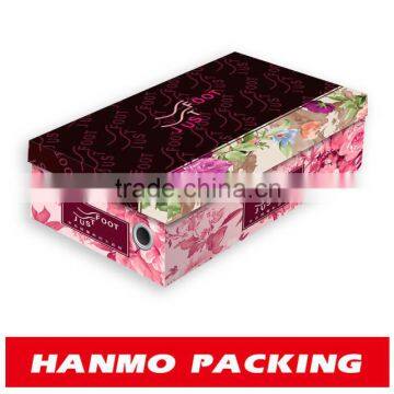 custom made&printed shoes paper box factory price