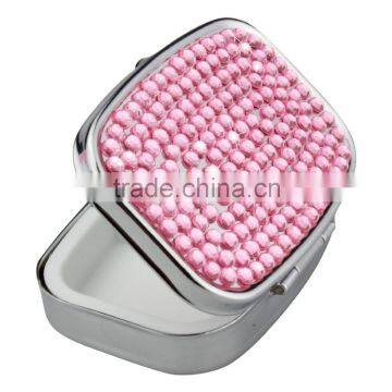 Bling Crystal Pill Case / Pill Organizer / Pill Container