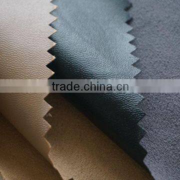100% polyester suede pu synthetic leather material