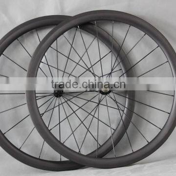 New arrival carbon road bike wheelset UD-matt bike carbon fiber wheels W40T