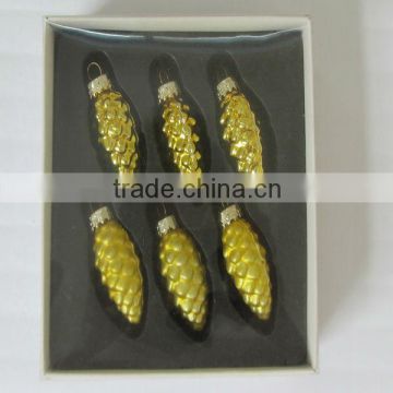 golden corn/grape christmas ornament,christmas grape ornament