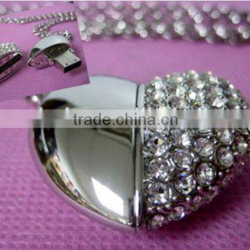 Heart Shape U-disk Metal Flash Disk for Promotion photo-4