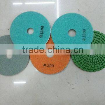 Stone Flexible Wet Velcro Diamond Polishing Pad