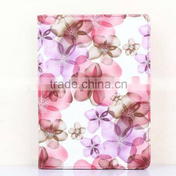 Peach Series Flower 360 Degree Rotating PU Wallet Leather With Stand Case For iPad 5 6 TB-0002