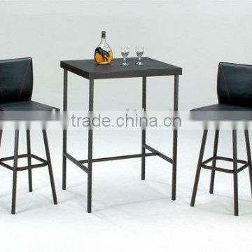 Brown Bar Table and Chair