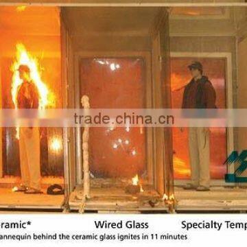 Jinyao 8-15mm 2 hour 3 hour Fire Rated Glass Door