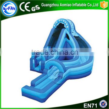 Best selling heavy duty inflatable water slide with infatable pool                        
                                                                                Supplier's Choice