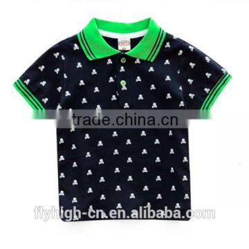 Wholesales New Arrival Custom Polo Neck Fashion T Shirt for Kids