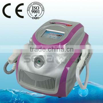 1-50J/cm2 E-Light IPL Hair Removal Shrink Trichopore Bipolar Slimming Machine RF System