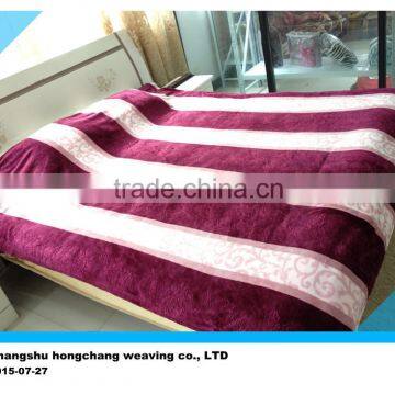 Best selling in 2015 super soft flannel /coral/sherpa throw /blanket/quilt b