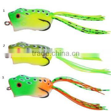 Attractive big mouth soft frog fishing lure