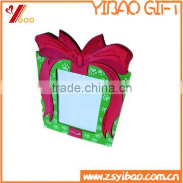 Christmas gift Soft pvc 2d/3d Silicone Photo Frames