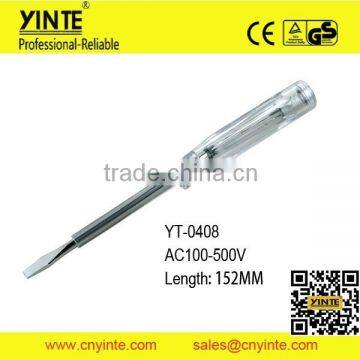 CE GS approved AC100-500V electrical test pen screwdriver