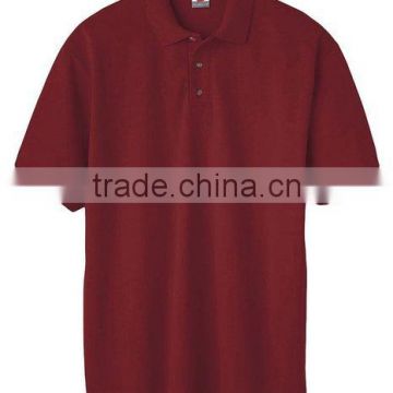 fashionable design maroon red and white Polo shirts