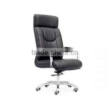 PU Leather Executive Office Chair metal Base High Back Conference Chair