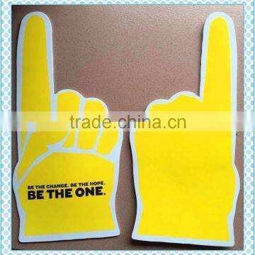 cheering foam hand,eva foam hand,middle finger hand eva