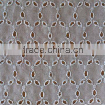 2015 new products schiffli lace embroidery fabrics