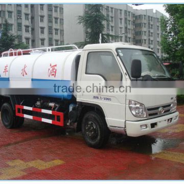 factory supply 4x2 small foton water delivery truck 5CBM