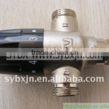 1/2" brass thermostatic control valves for solar heater(China manufacturer)