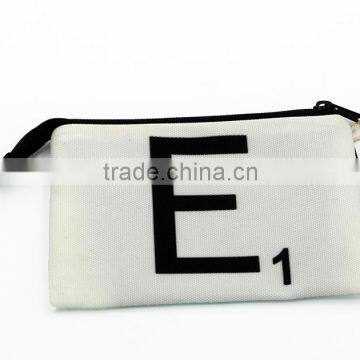 Heat Transfer or Silk Printing Mini Canvas Coin Purse, Lady Wallet photo-6