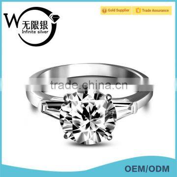 Infinite Custom Initial Rings High Quality Max- New Arrival Style Micro Pave Setting 925 Silver Ring