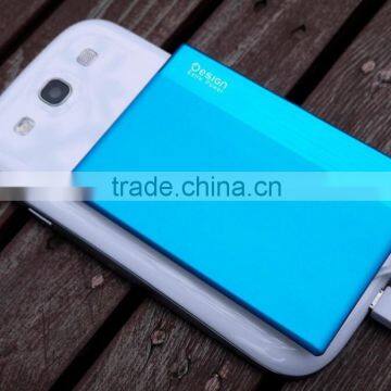 Built-in Cable Power Bank Credit Card Size Mobile Charger for Smartphones photo-5