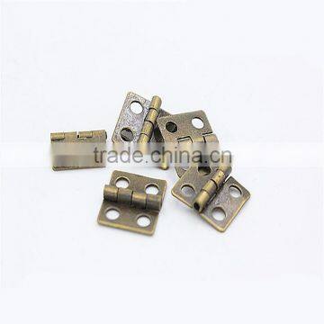 12 * 13 copper coated iron hinge ,Mini Hinge, Tiny little Hinges,Plating bronze,(without screw)