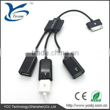 Multi-function 3 in 1 otg charge cable for samsung galaxy tab